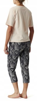 Piżama damska 3/4 100% BAWEŁNA wiosenna letnia ATLANTIC NLP-488 - XXL