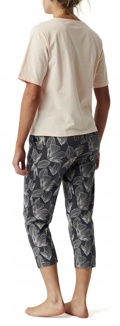 Piżama damska 3/4 100% BAWEŁNA wiosenna letnia ATLANTIC NLP-488 - XXL