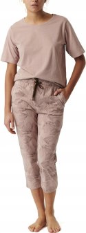 Piżama damska 3/4 100% BAWEŁNA wiosenna letnia ATLANTIC NLP-488 - XXL