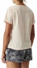 Piżama damska krótka 100% BAWEŁNA wiosenna letnia ATLANTIC NLP-489 - XL