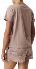 Piżama damska krótka 100% BAWEŁNA wiosenna letnia ATLANTIC NLP-489 - S
