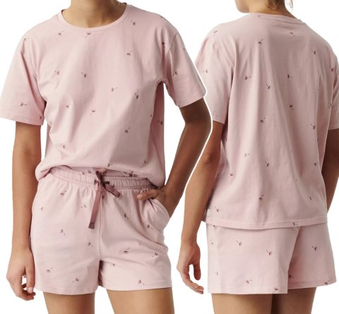 Piżama damska krótka 100% BAWEŁNA wiosenna letnia ATLANTIC NLP-491 - S