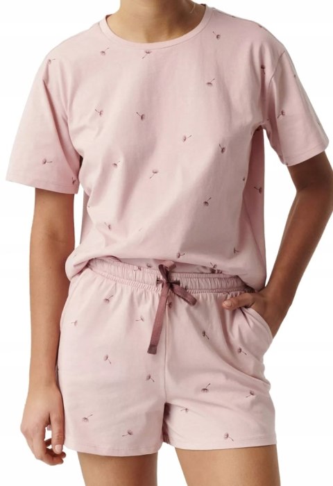 Piżama damska krótka 100% BAWEŁNA wiosenna letnia ATLANTIC NLP-491 - S