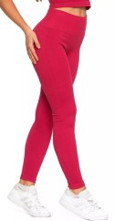 Sportowe legginsy damskie w PRĄŻKI z wysokim stanem MORAJ - L/XL