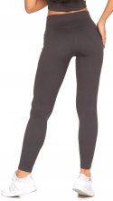 Sportowe legginsy damskie w PRĄŻKI z wysokim stanem MORAJ - S/M
