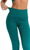 TOP + LEGGINSY komplet sportowy damski na SIŁOWNIE treningowy MORAJ - S/M