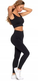 TOP + LEGGINSY komplet sportowy damski na SIŁOWNIE treningowy MORAJ - S/M