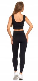 TOP + LEGGINSY komplet sportowy damski na SIŁOWNIE treningowy MORAJ - S/M