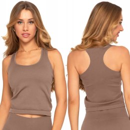Top sportowy damski BOKSERKA TRENINGOWA SIŁOWNIA FITNESS MORAJ - L/XL