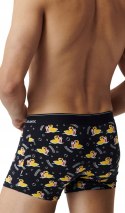 Bokserki męskie 2-PAK dopasowane szorty w kaczki ATLANTIC 2MHH-007 - XXL
