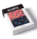 Bokserki męskie 2 PARY 100% BAWEŁNA luźne szorty ATLANTIC 2MBH-005 - M