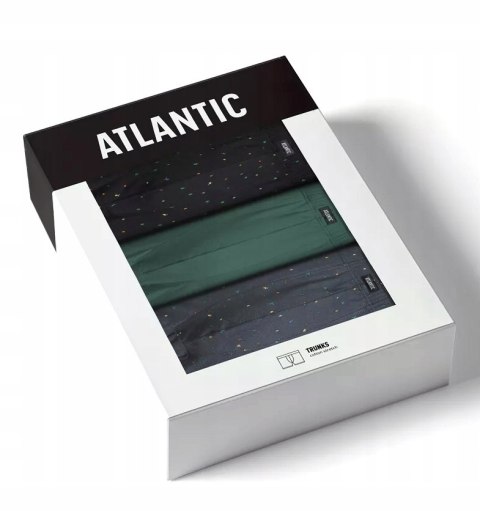 Bokserki męskie 3 PARY klasyczne BAWEŁNIANE szorty ATLANTIC 3MH-204 - L Bokserki męskie 3 PARY klasyczne BAWEŁNIANE szorty ATLANTIC 3MH-204 - L
