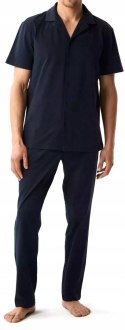 Elegancka BAWEŁNIANA piżama męska koszulowa góra ATLANTIC BNMP-002 - XXL