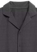 Elegancka BAWEŁNIANA piżama męska koszulowa góra ATLANTIC BNMP-002 - L