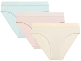 Figi damskie 3 PARY majtki SPORTOWE bawełniane ATLANTIC 3CLP-012 - S