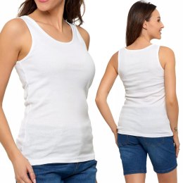 Top damski podkoszulka na RAMIĄCZKACH bokserka 100% BAWEŁNA MORAJ - 3XL