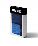 Bokserki męskie 2 PARY 100% BAWEŁNA luźne szorty ATLANTIC 2MBX-025 - M