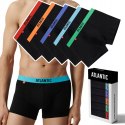 Bokserki męskie 5 PAR sportowe BAWEŁNIANE szorty ATLANTIC 5SMH-004 - L