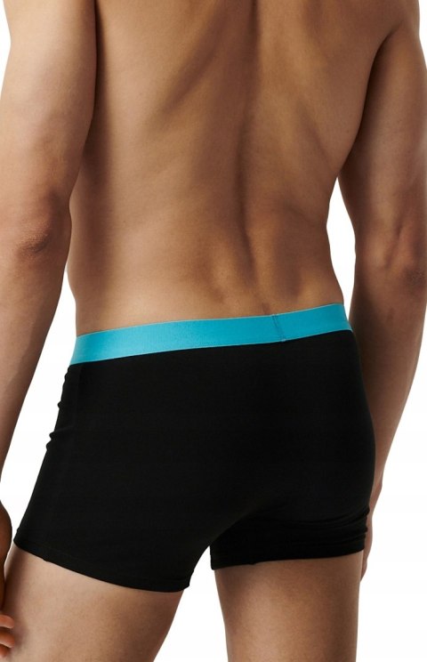 Bokserki męskie 5 PAR sportowe BAWEŁNIANE szorty ATLANTIC 5SMH-004 - L