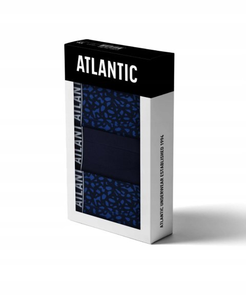 Bokserki męskie BAWEŁNIANE 3 PARY dopasowane ATLANTIC 3MH-173 - XXL