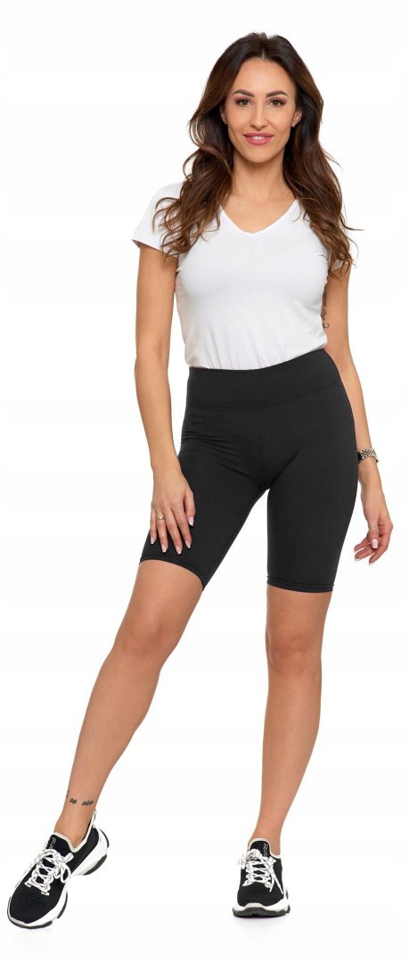 Kolarki damskie krótkie LEGGINSY sportowe szorty wysoki stan MORAJ - L/XL Kolarki damskie krótkie LEGGINSY sportowe szorty wysoki stan MORAJ - L/XL
