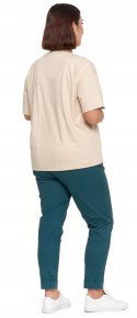 Koszulka damska T-SHIRT OVERSIZE 100% BAWEŁNA luźny MORAJ - XL