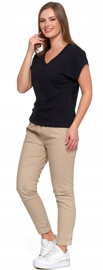 Koszulka damska luźny T-SHIRT 100% BAWEŁNA MORAJ - L Koszulka damska luźny T-SHIRT 100% BAWEŁNA MORAJ - L