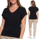 Koszulka damska luźny T-SHIRT 100% BAWEŁNA MORAJ - M