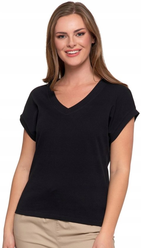 Koszulka damska luźny T-SHIRT 100% BAWEŁNA MORAJ - M Koszulka damska luźny T-SHIRT 100% BAWEŁNA MORAJ - M