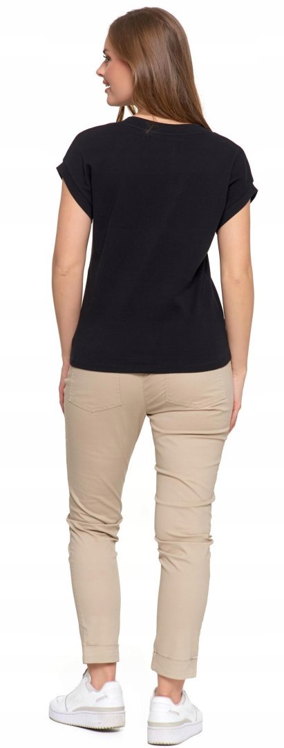Koszulka damska luźny T-SHIRT 100% BAWEŁNA MORAJ - M Koszulka damska luźny T-SHIRT 100% BAWEŁNA MORAJ - M
