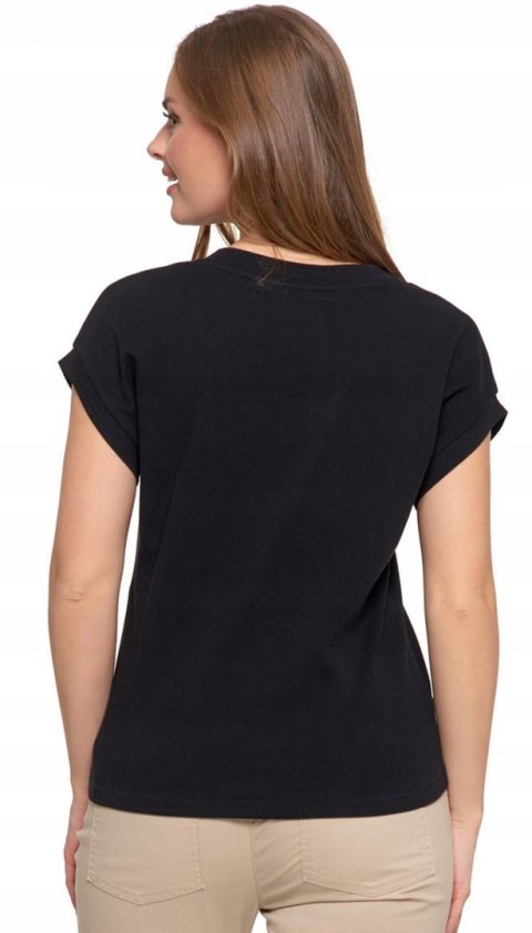Koszulka damska luźny T-SHIRT 100% BAWEŁNA MORAJ - S Koszulka damska luźny T-SHIRT 100% BAWEŁNA MORAJ - S