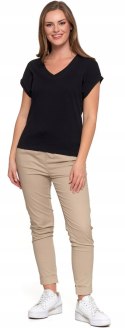 Koszulka damska luźny T-SHIRT 100% BAWEŁNA MORAJ - S