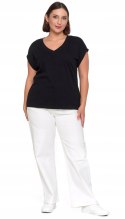 Koszulka damska luźny T-SHIRT 100% BAWEŁNA MORAJ - S
