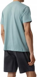 Piżama męska luźna 100% BAWEŁNA krótka letnia ATLANTIC NMP-386 - XXL