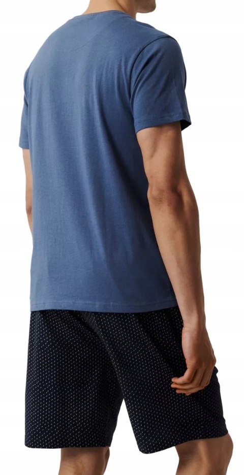 Piżama męska luźna 100% BAWEŁNA krótka letnia ATLANTIC NMP-386 - XL Piżama męska luźna 100% BAWEŁNA krótka letnia ATLANTIC NMP-386 - XL