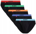 Slipy męskie 5 PAR sportowe BAWEŁNIANE majtki ATLANTIC 5SMP-004 - XL