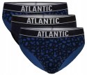 Slipy męskie BAWEŁNIANE 3 PARY dopasowane ATLANTIC 3MP-151 - XL Slipy męskie BAWEŁNIANE 3 PARY dopasowane ATLANTIC 3MP-151 - XL