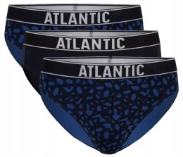 Slipy męskie BAWEŁNIANE 3 PARY dopasowane ATLANTIC 3MP-151 - XL