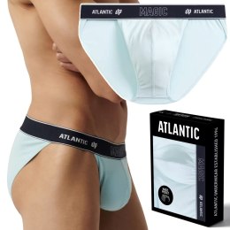 Slipy męskie TANGA skąpe majtki na pasku ATLANTIC MP-1588 - L