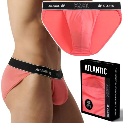 Slipy męskie TANGA skąpe majtki na pasku ATLANTIC MP-1588 - XXL