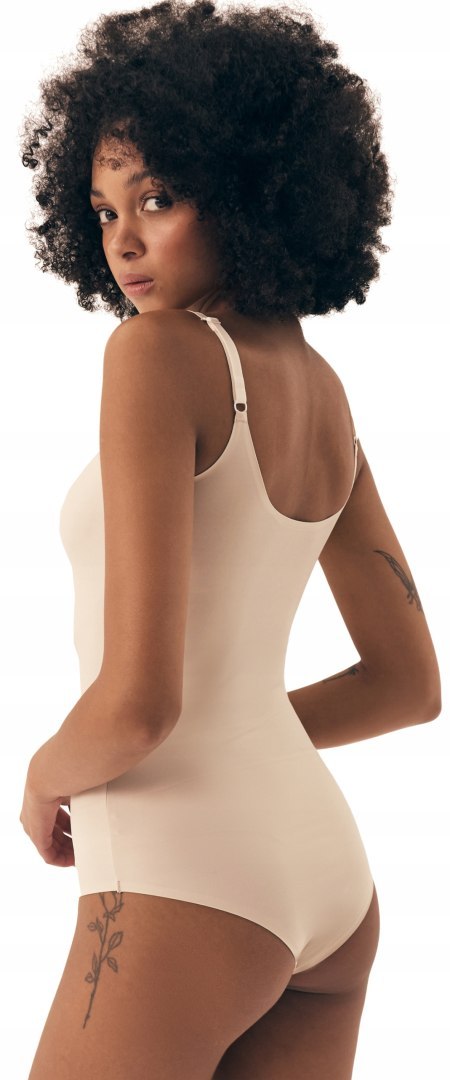 Body damskie na RAMIĄCZKACH regulowane gładkie HENDERSON 42852 BYTE - M Body damskie na RAMIĄCZKACH regulowane gładkie HENDERSON 42852 BYTE - M