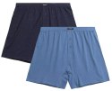 Bokserki męskie 100% BAWEŁNA luźne 2 PARY ATLANTIC 2MBX-073 - XL