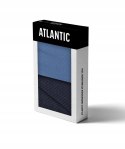 Bokserki męskie 100% BAWEŁNA luźne 2 PARY ATLANTIC 2MBX-073 - XL