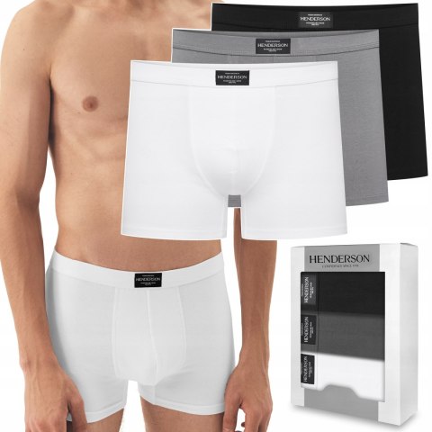 Bokserki męskie 3-PAK majtki bawełniane HENDERSON 42971-K005 MAIN - XL