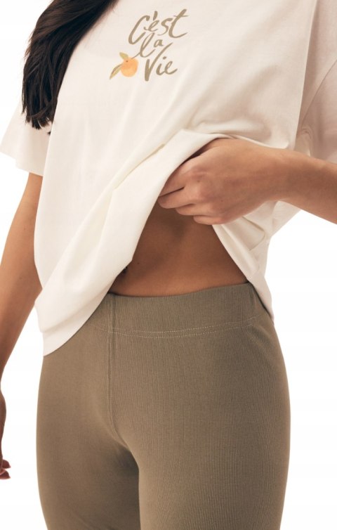 Piżama damska 100% BAWEŁNA krótka letnia HENDERSON NARANJA - L