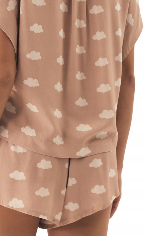 Piżama damska 100% WISKOZA krótka letnia na guziki HENDERSON NUBES - XL Piżama damska 100% WISKOZA krótka letnia na guziki HENDERSON NUBES - XL