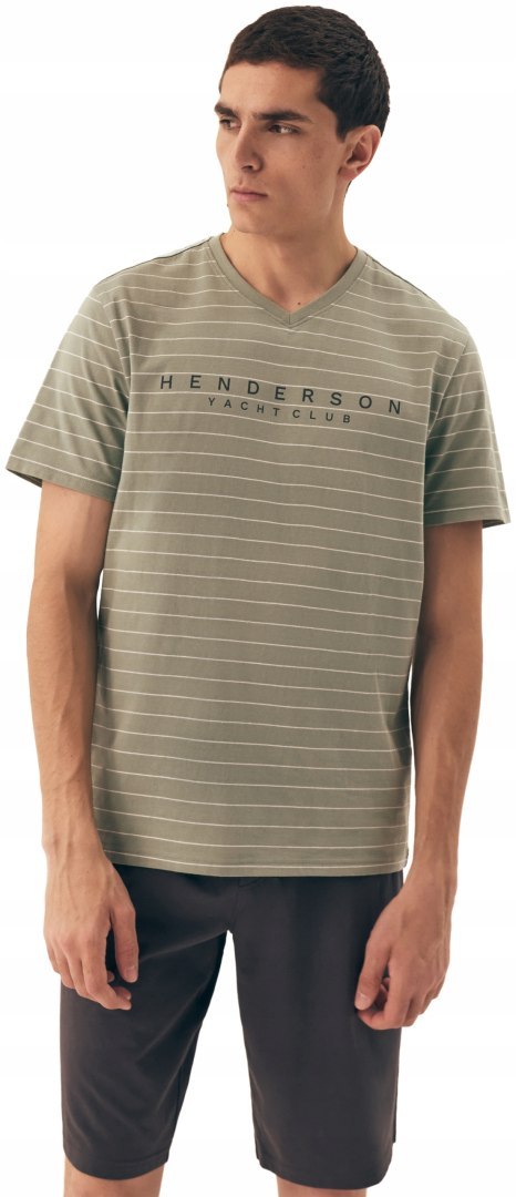 Piżama męska 100% BAWEŁNA krótka letnia HENDERSON DELI - XXL Piżama męska 100% BAWEŁNA krótka letnia HENDERSON DELI - XXL