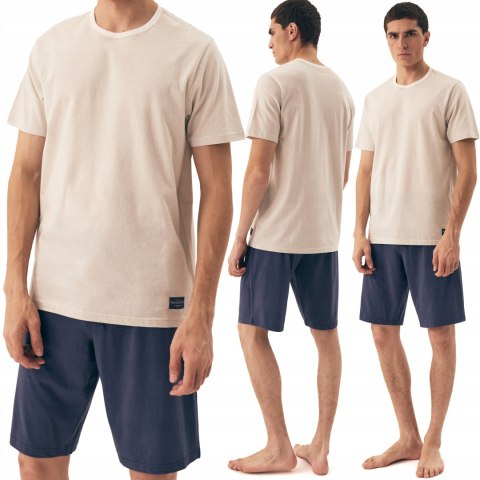 Piżama męska 100% BAWEŁNA krótka letnia HENDERSON DIVE - XL