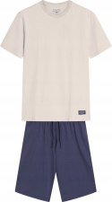 Piżama męska 100% BAWEŁNA krótka letnia HENDERSON DIVE - XL