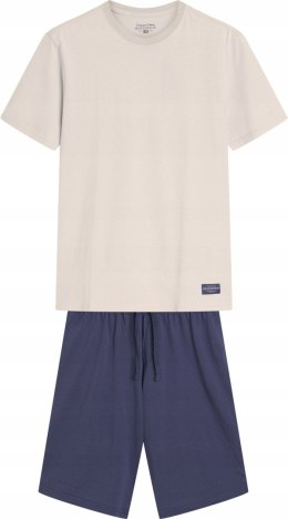 Piżama męska 100% BAWEŁNA krótka letnia HENDERSON DIVE - XL